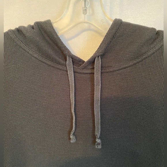 Victoria's Secret Supermodel Essentials Black Hooded Sleep  Shirt Ladies Med - Picture 3 of 12